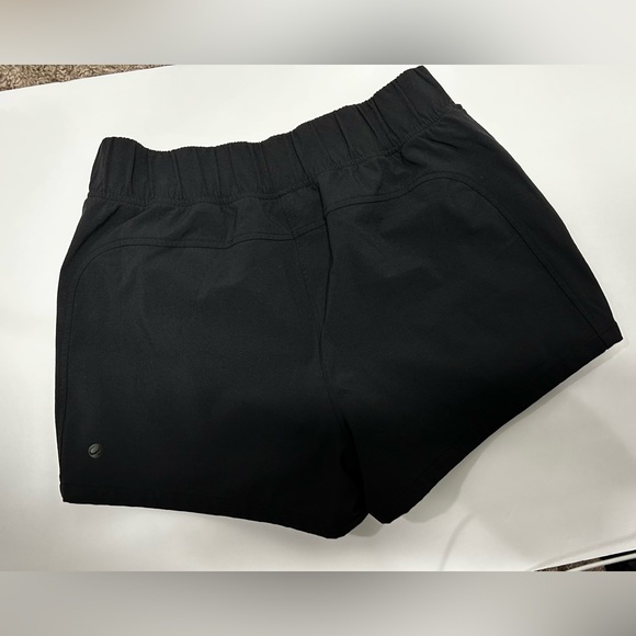 CRZ YOGA Black Athletic Shorts with Zip Pockets - Picture 2 of 4